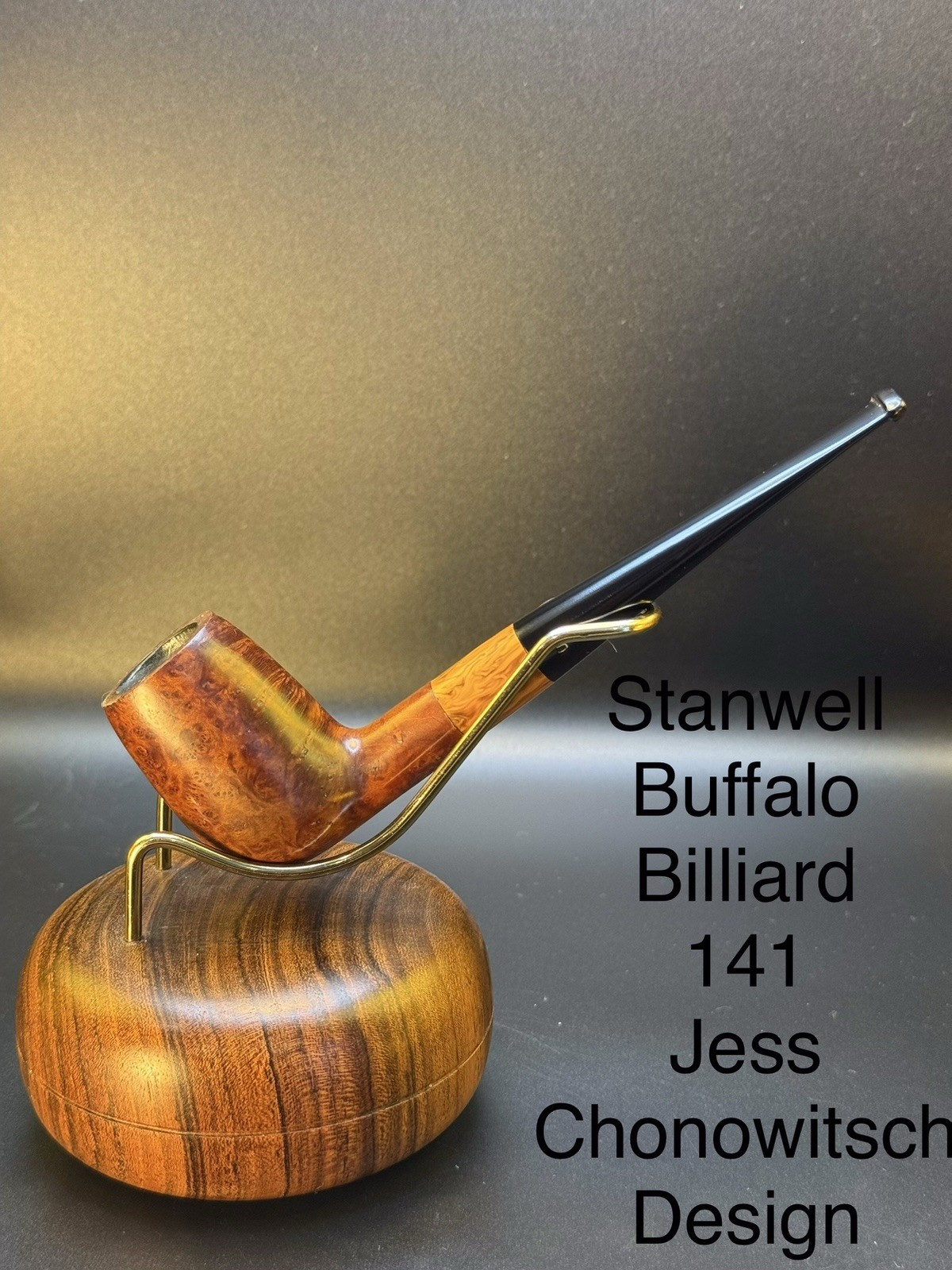Vintage Stanwell Buffalo Billiard 141 Jess Chonowitsch Design Tobacco Pipe