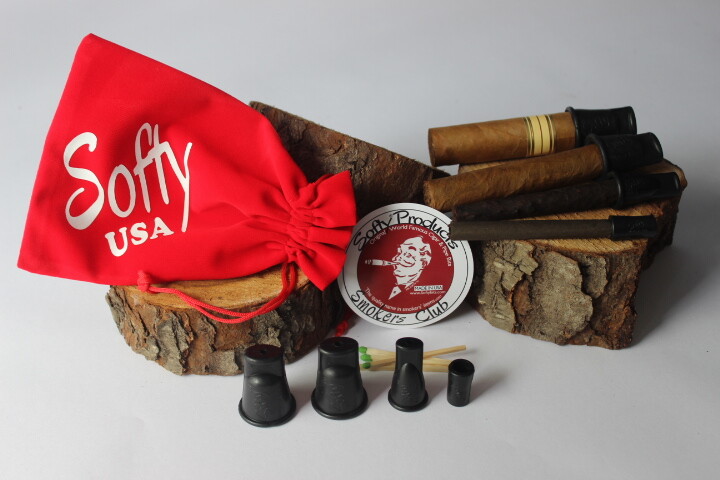 CIGAR HOLDER MOUTHPIECE TIPS, RUBBER CIGAR TIPS USA MADE SOFTY