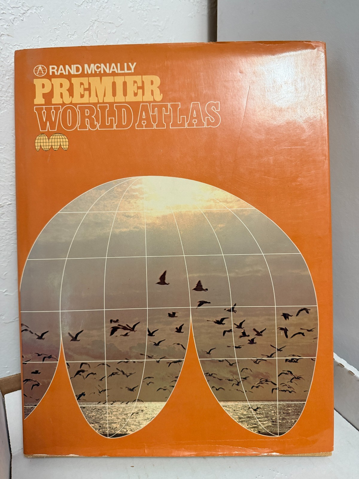 Vintage 1975 Rand McNally Premier World Atlas Hardback Book 15\
