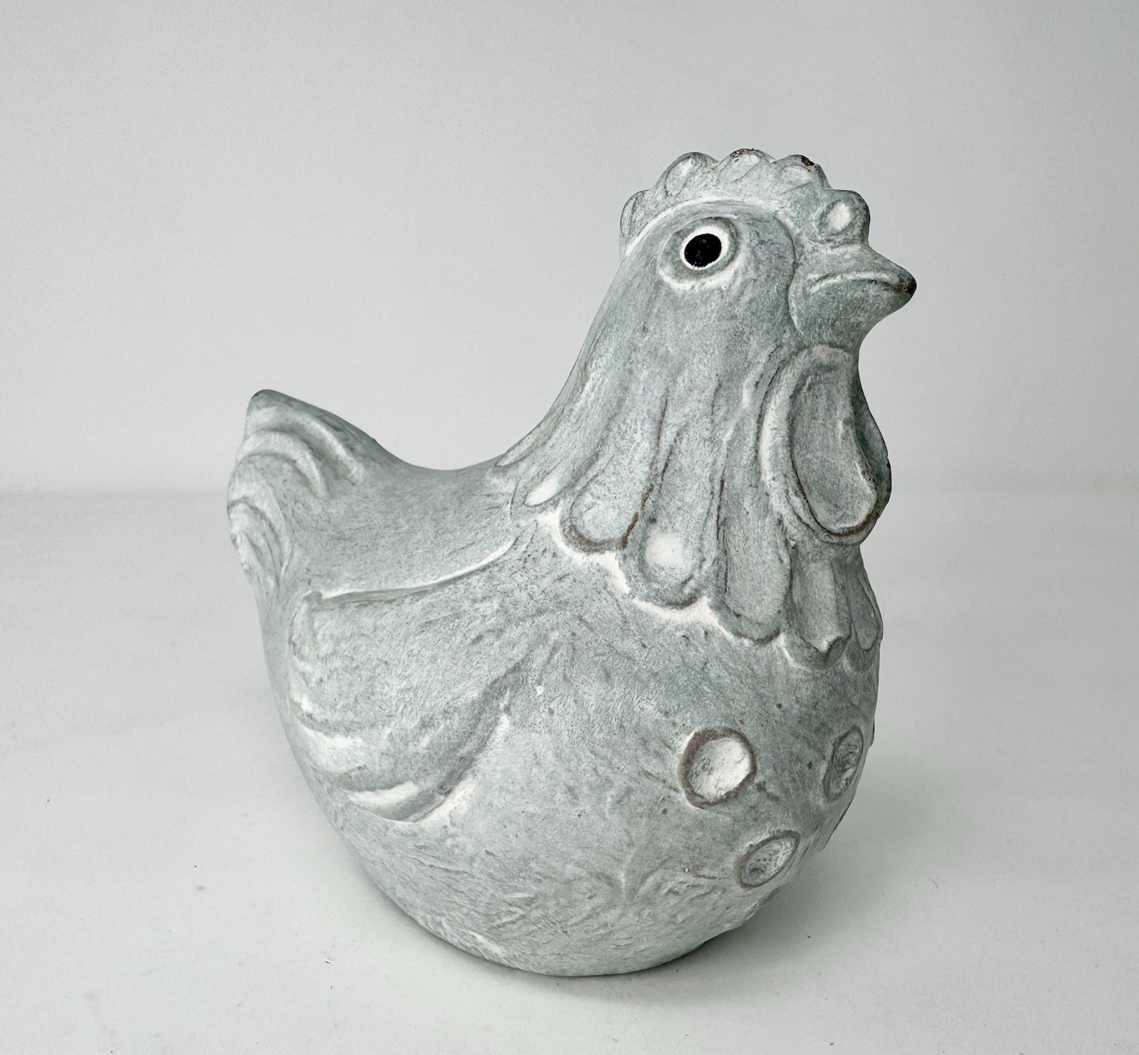Vintage Isabel Bloom Hen Chicken Concrete Figurine 1999 (B-980) Vintage Isabel Bloom Hen Chicken Concrete Figurine 1999 (B-980)