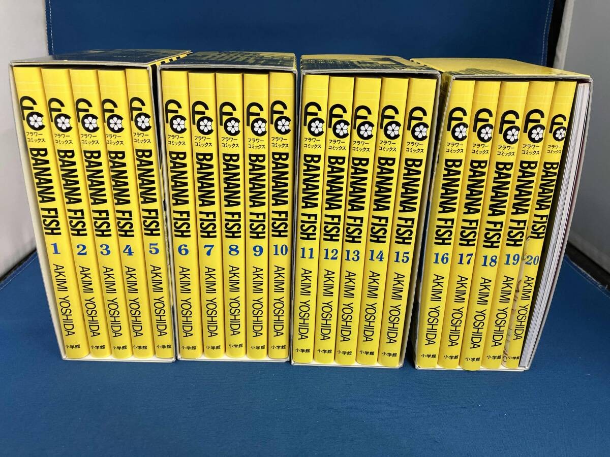 BANANA FISH Comic book reprint edition Complete Vol.1 to 20 Box set Manga
