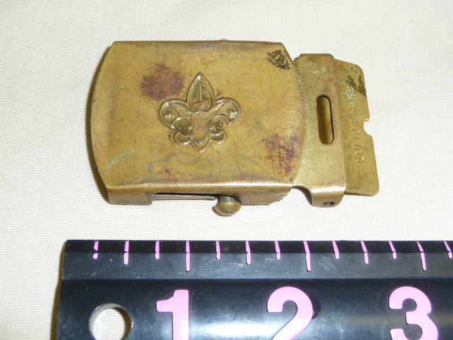 Solid Brass Boy Scout Belt Buckle