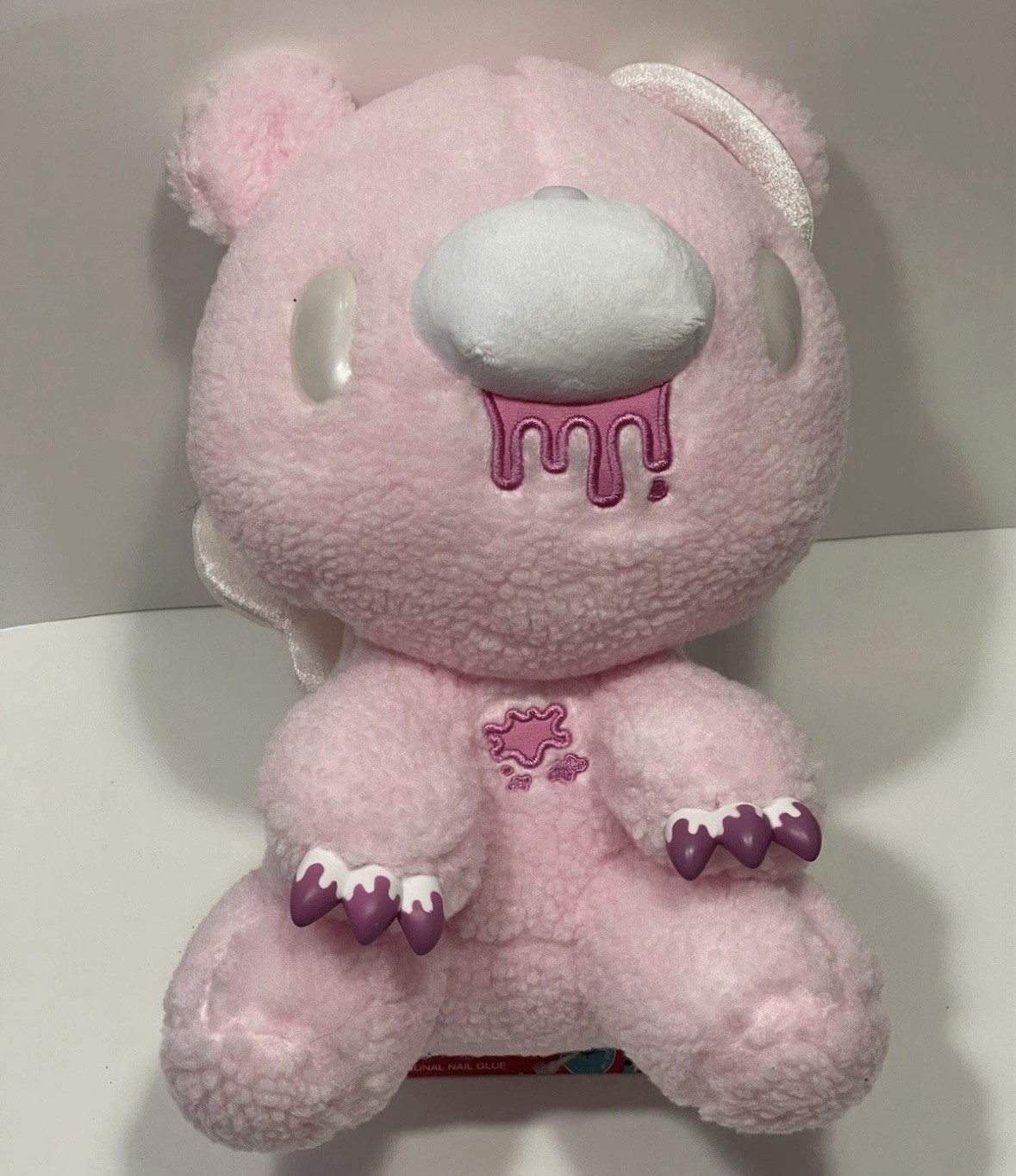 Chax GP Gloomy The Naughty Grizzly Bear Plush Angelook Variation Pink Angel NWT