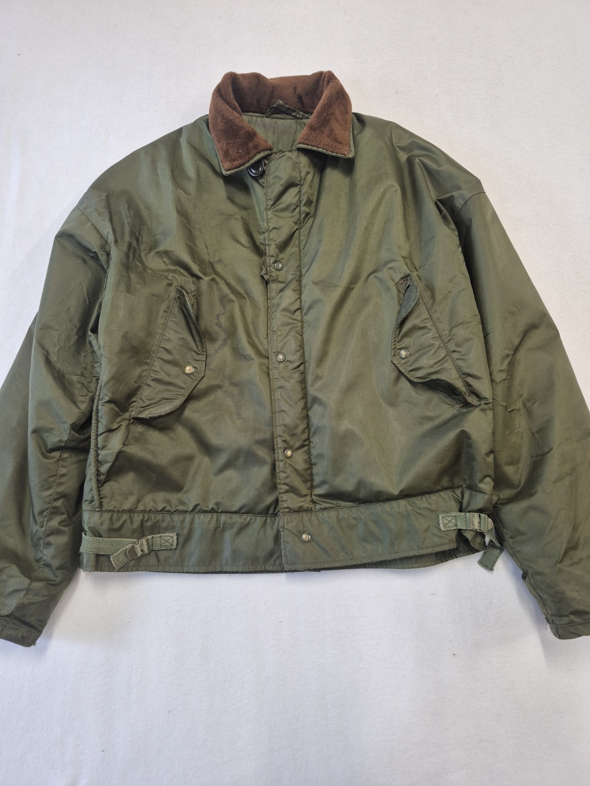 Vtg 1964 US Navy A-1 Impermeable Extreme Cold Weather Deck Jacket Large USN Vtg 1964 US Navy A-1 Impermeable Extreme Cold Weather Deck Jacket Large USN