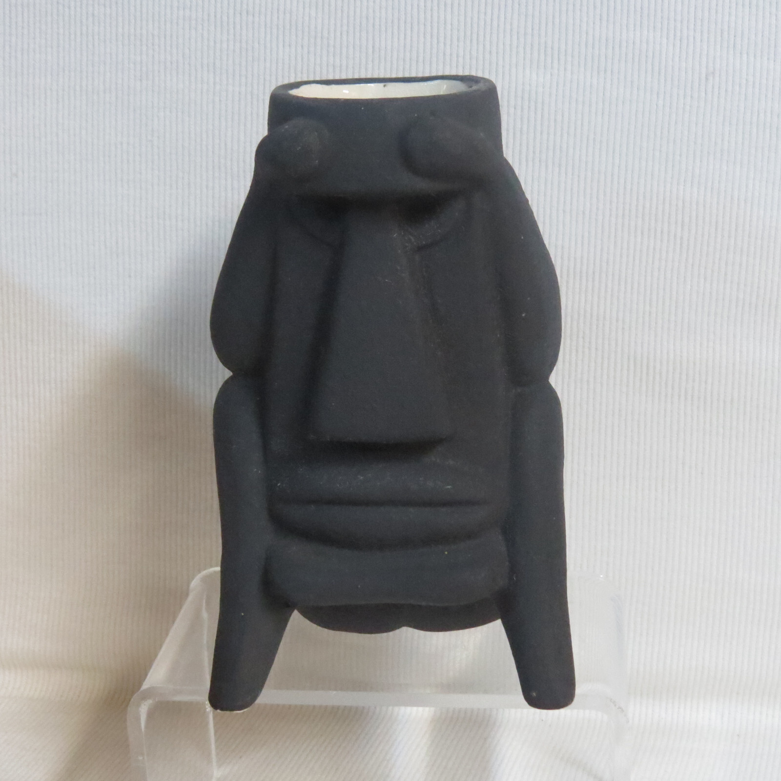 Original VINTAGE TRADER VIC Suffering Bastard Mai Tai Joe Matte Black TIKI MUG C