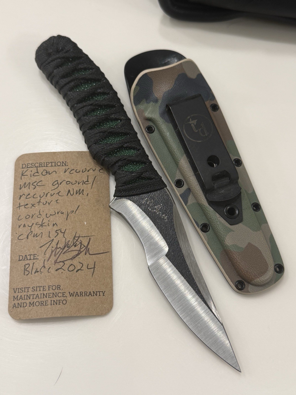 Custom Mick Strider -Joe Watson - Collab Kidon - Mick Strider - Strider Knives