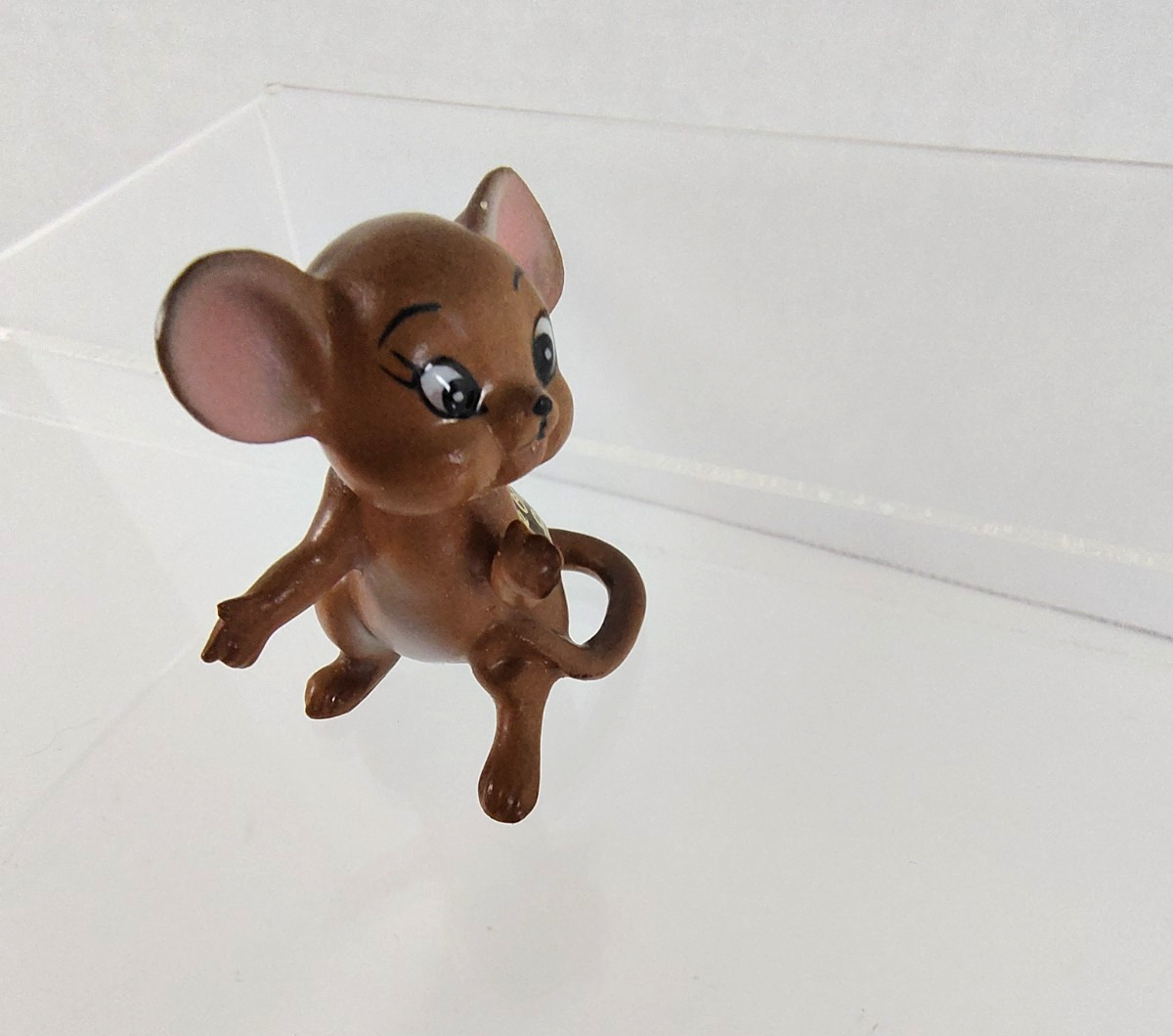 Josef Originals Mouse Ceramic Figurine NOS Japan Gold Label Cute Vintage NEW