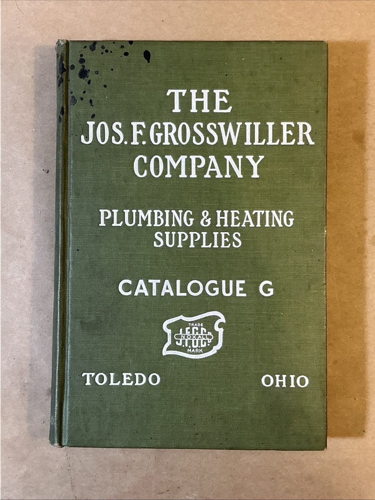 Early 1900s Jos F Grosswiller Co. Plumbing & Heating Catalog Toledo OH INV-AA16