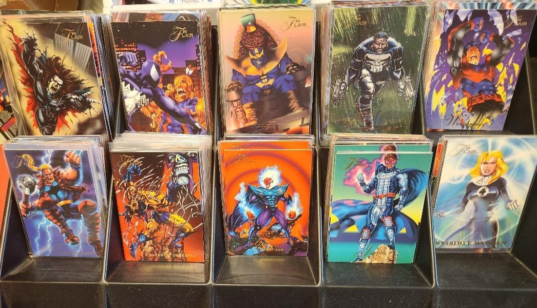 1994 FLAIR MARVEL  ANNUAL SINGLES COMPLETE YOUR SET PICK YOUR CARDS SEND LIST
