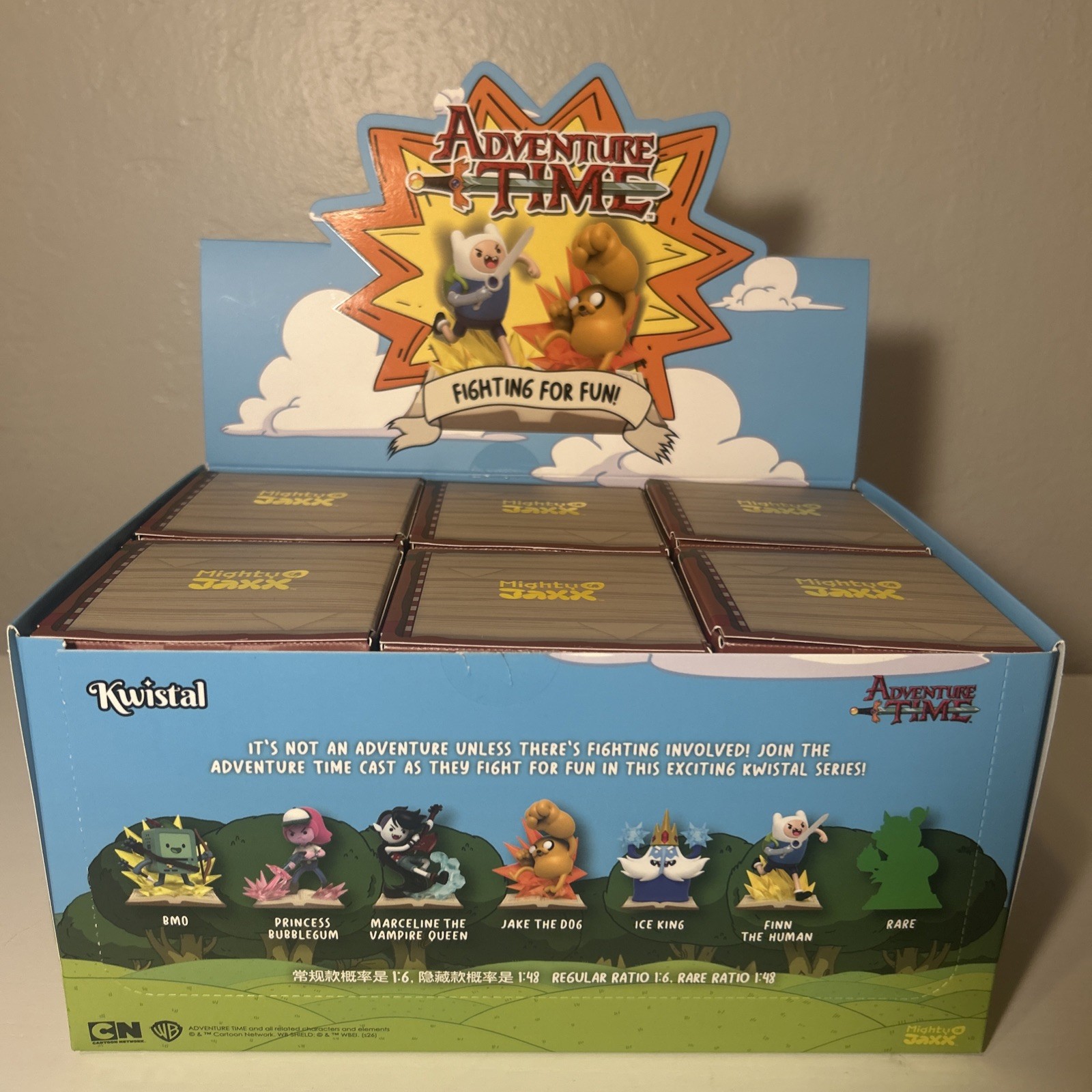 Adventure Time Fighting for Fun Blind Box Figurines Full Case 6box