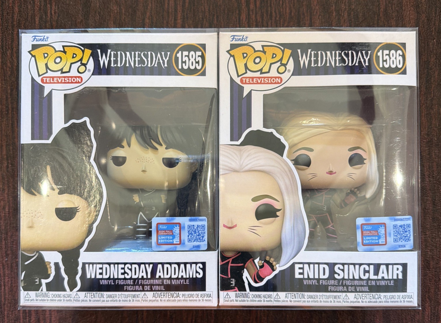 Funko Pop TV: Wednesday - Enid Sinclair  & Wednesday Addams - 2024 NYCC Set