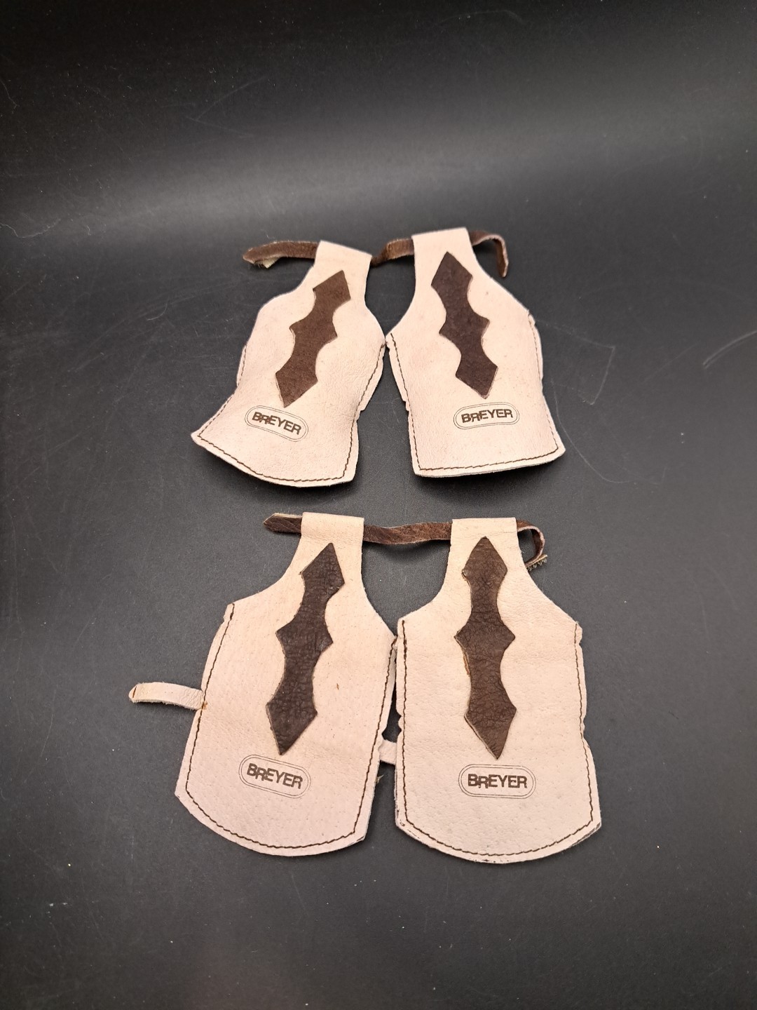 Vintage Breyer Buckaroo Leather Chaps For Breyer Dolls 2 Pairs