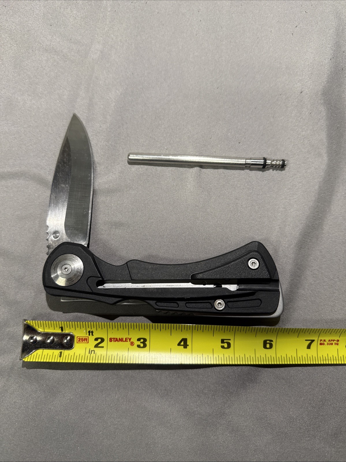 Leatherman Nehalem Hunting Knife 154CM Gut Hook Diamond Rod