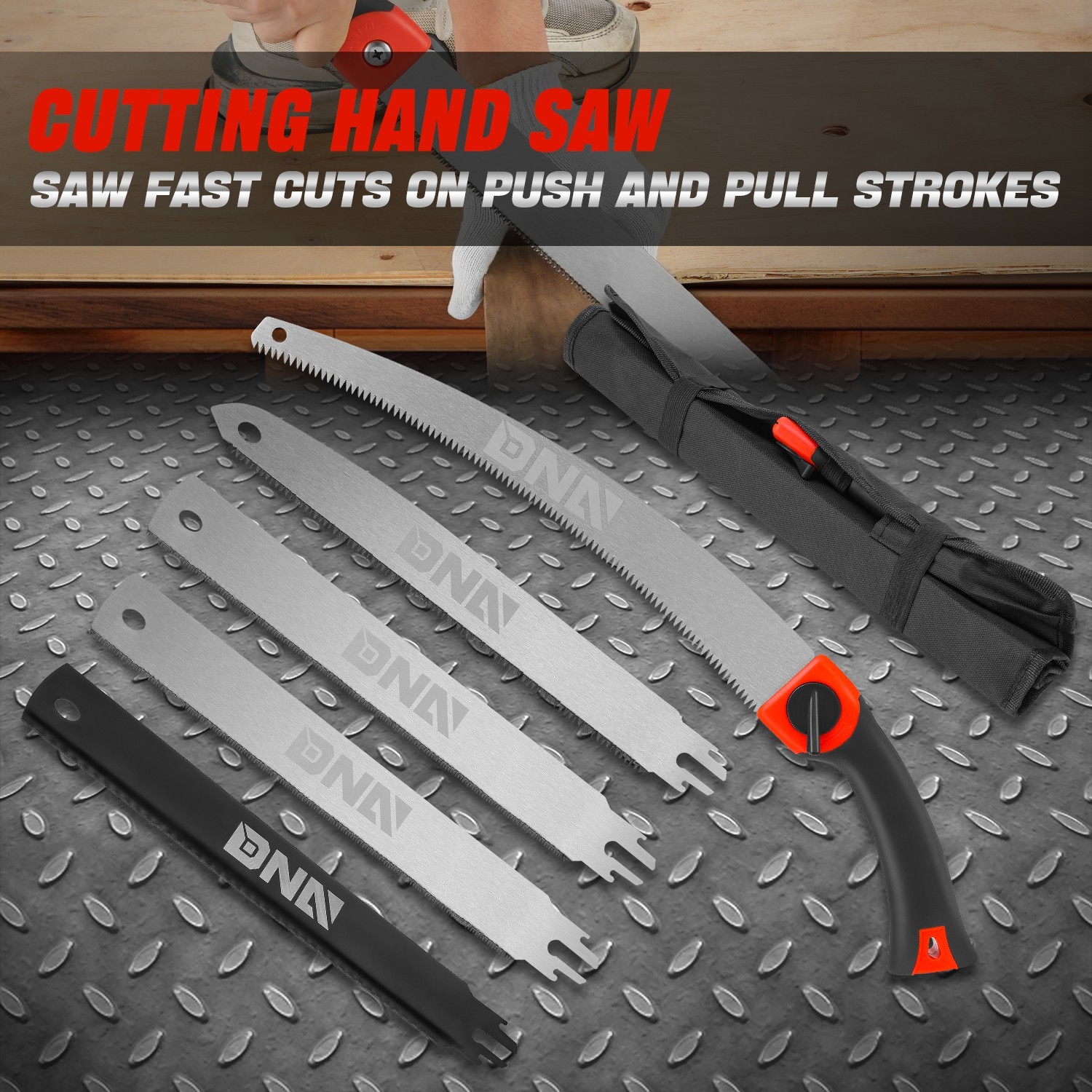 6pcs Set Hand Saw Sawing Trimming Gardening Cutting Wood Drywall Plastic Pipe 6pcs Set Hand Saw Sawing Trimming Gardening Cutting Wood Drywall Plastic Pipe