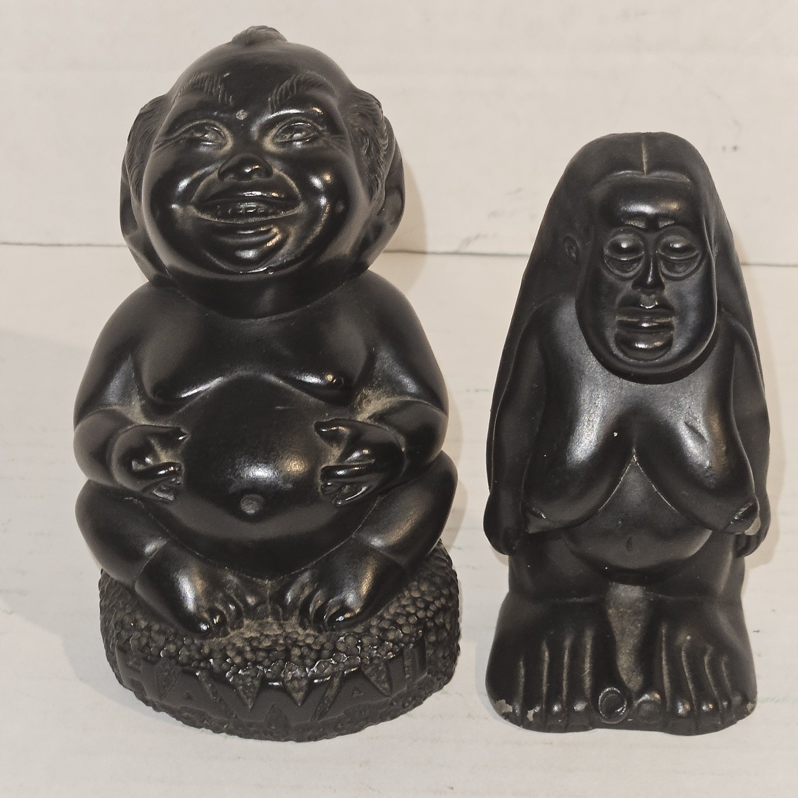 Vintage Pair Of Coco Joe's Hawaiian Figurines