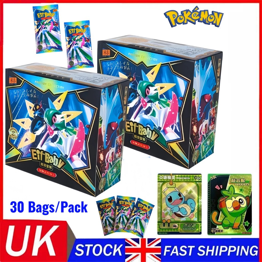 Eif Baby 2 Premium Booster Box 30 Elf Packs Pokémon Inspired Chinese Cards | UK