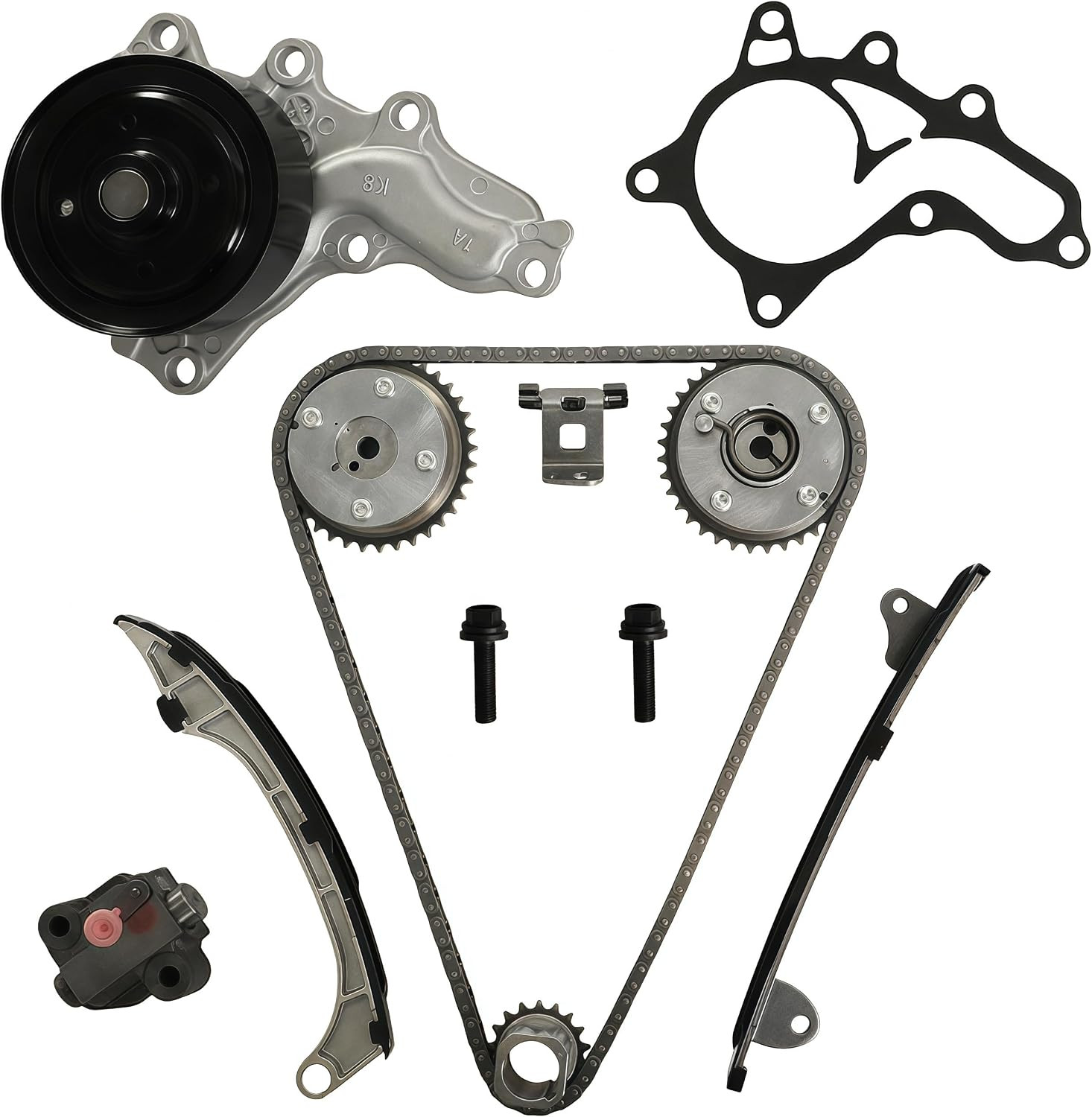 1AR-FE 2AR-FE Engine Timing Chain Kit & Water Pump for Toyota 2.5L 2.7L