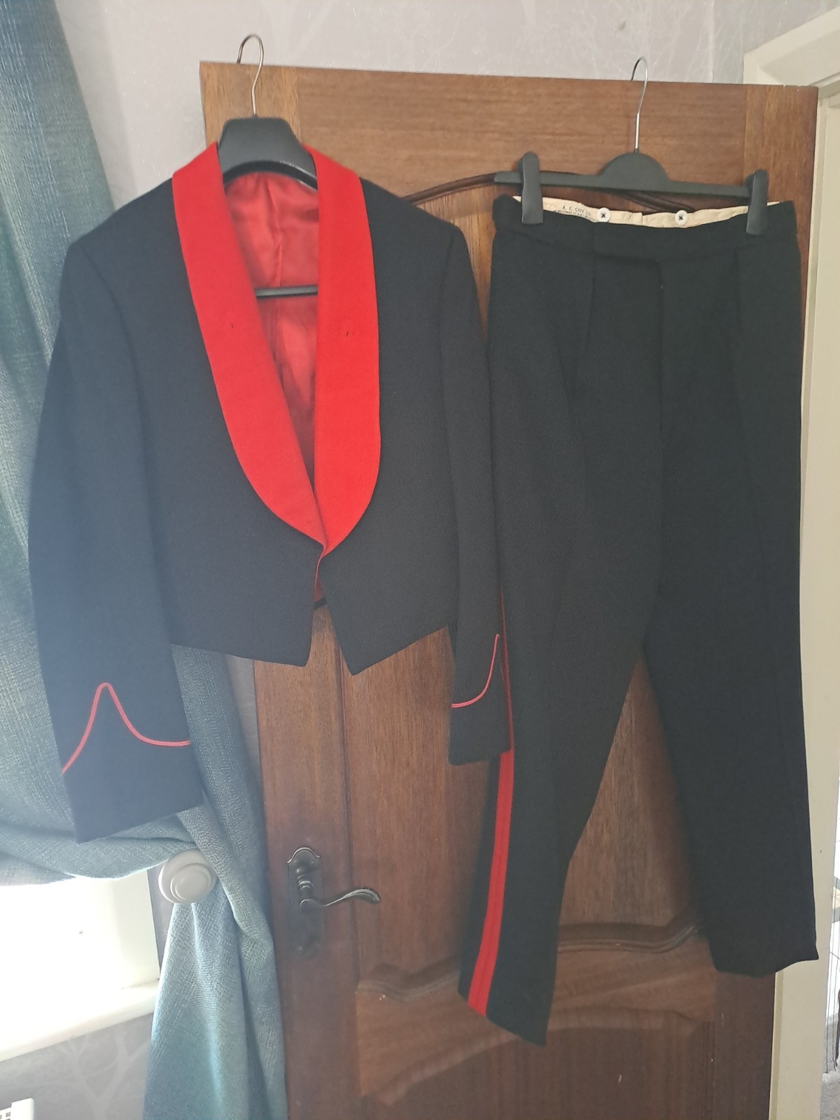 Vintage British Army No10 Mess Dress Uniform Jacket 38 Re City 1950s REME RAOC