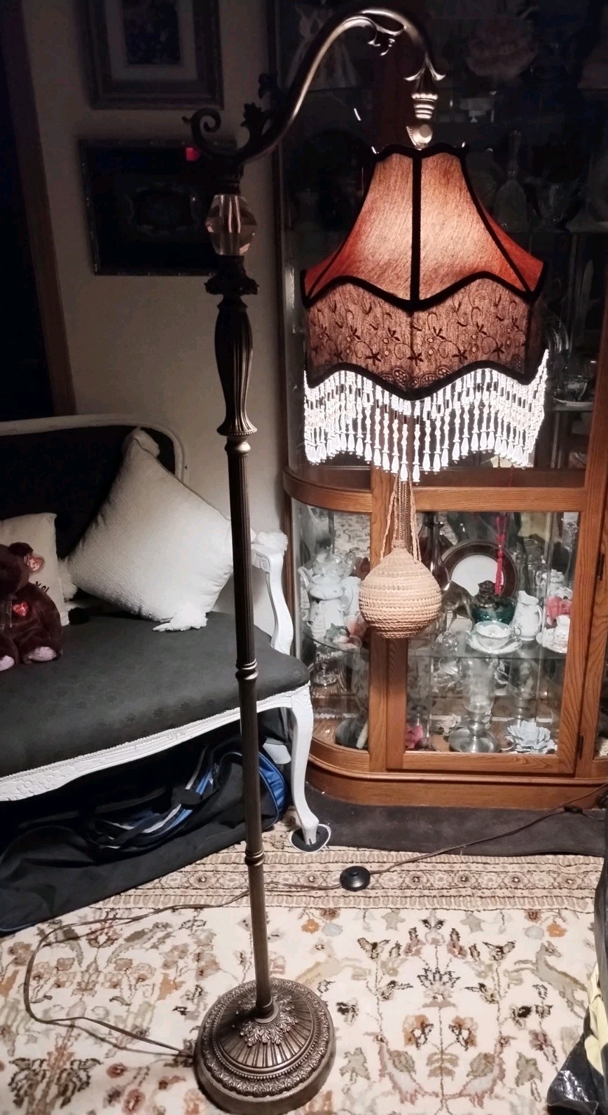 Vintage Dale Tiffany Floor Lamp 64\