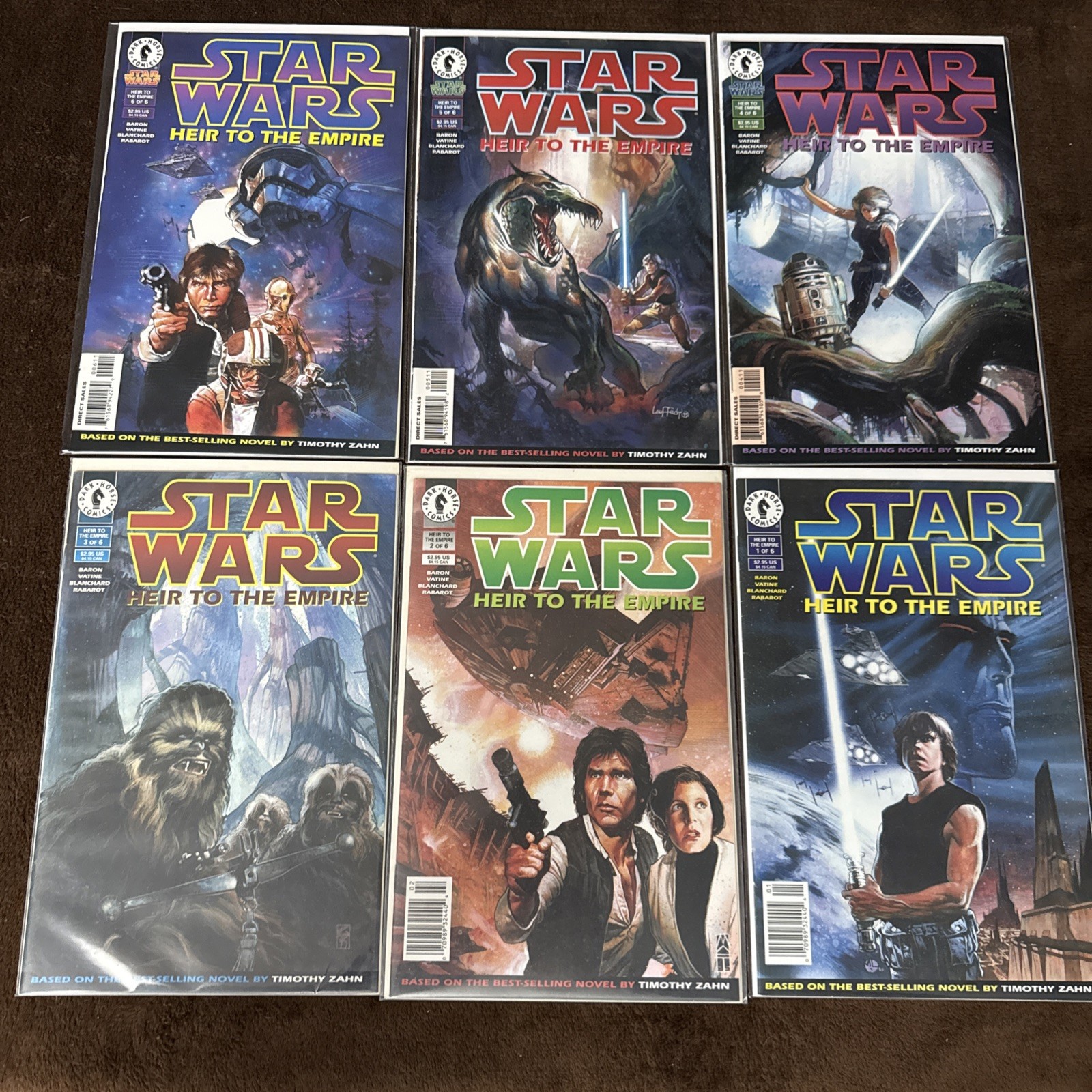 Star Wars Heir to the Empire 1-6 1st App Admiral Thrawn & Mara Jade Newsstand