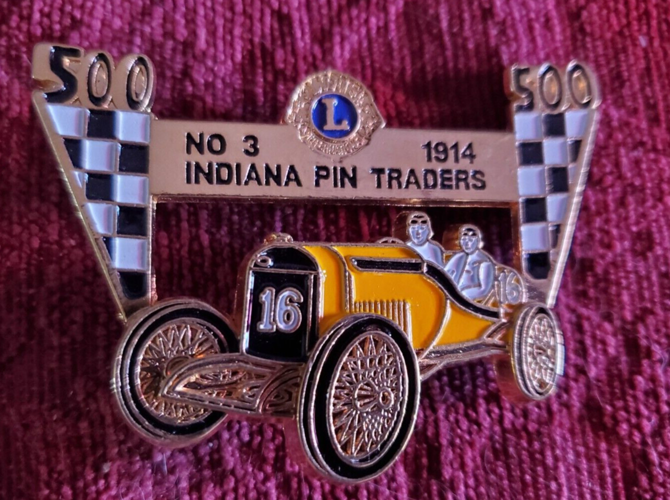 Lions Club PinNo.3 Indiana Pin Traders 1914
