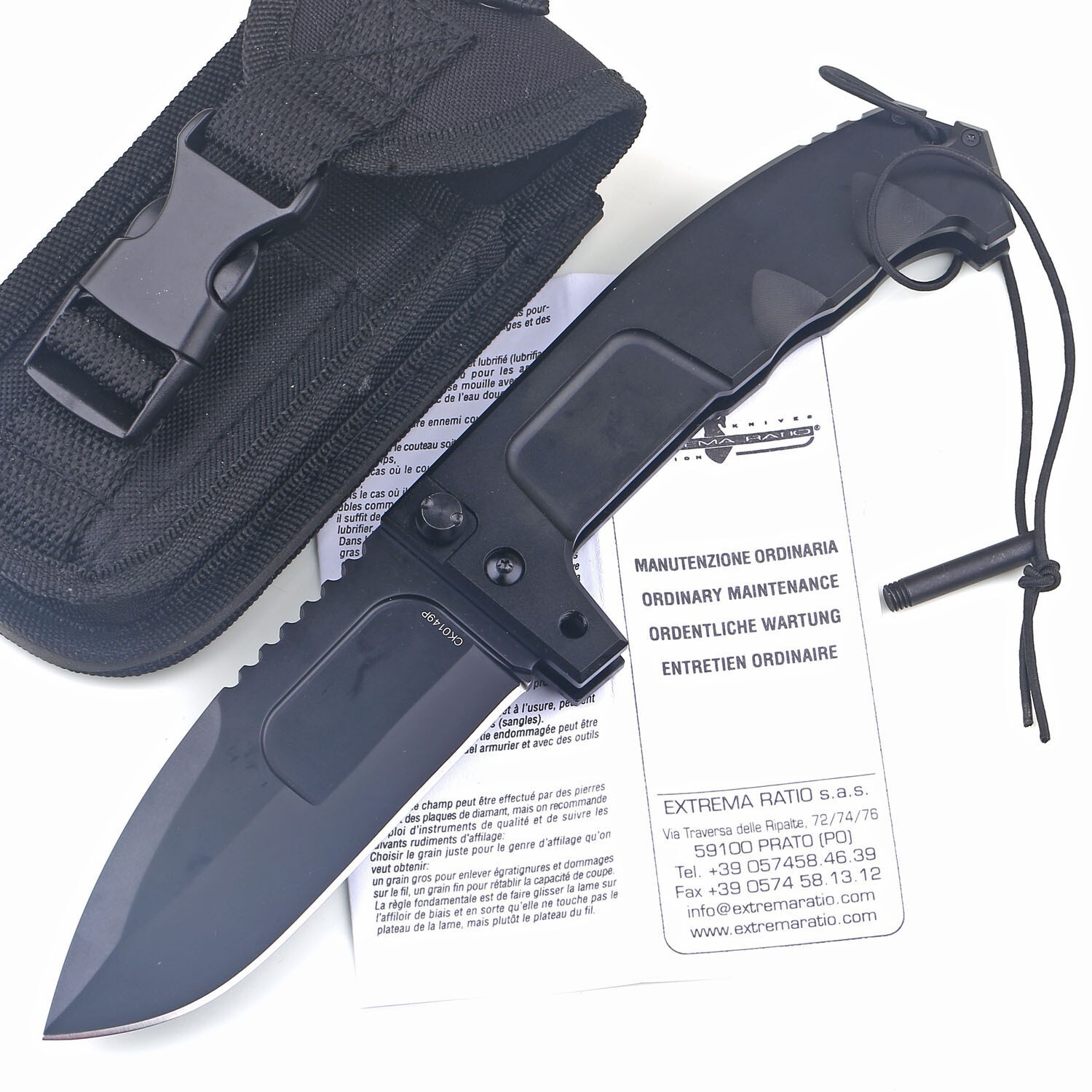 Huge Big Large Outdoor Pocket Folding Knife Fixed Blade Hunting With Sheath Gift