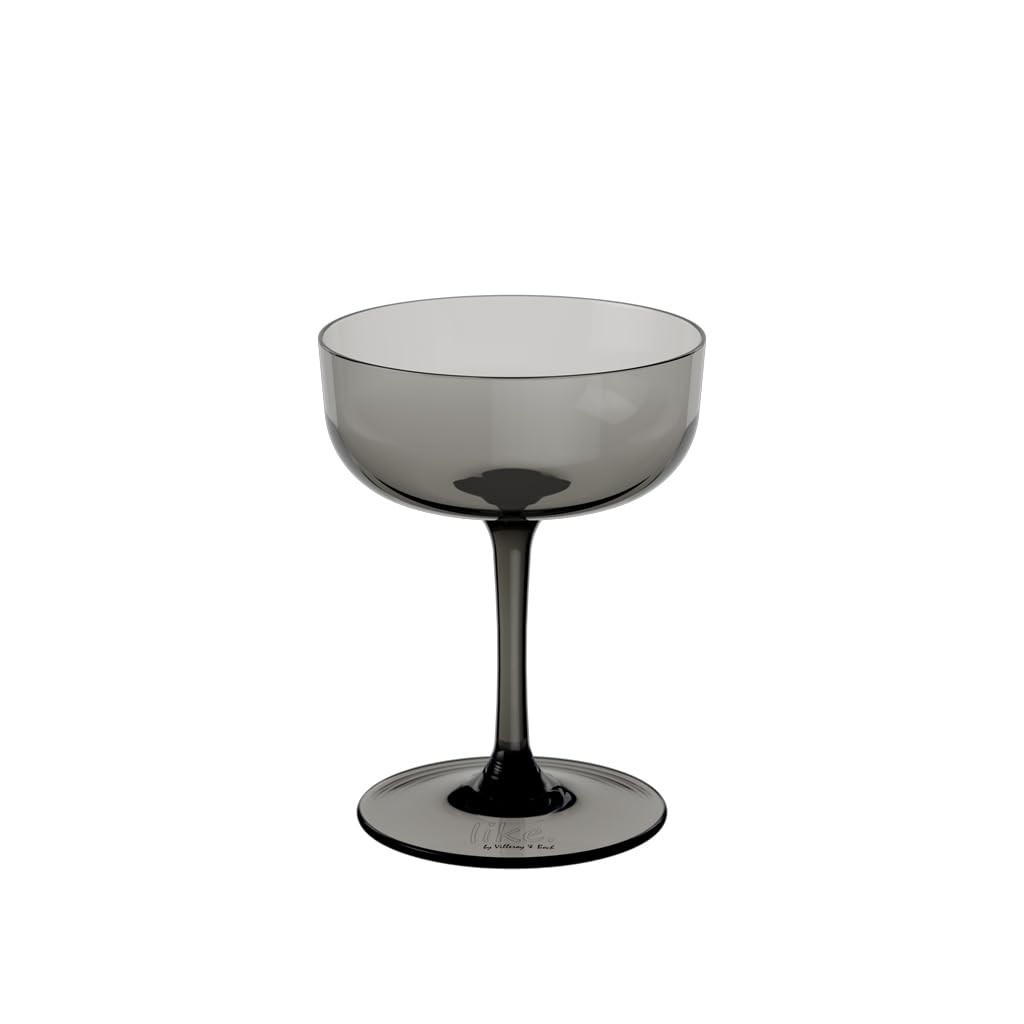 Villeroy & Boch Like Smoke Champagne Bowl Gray Set of 2