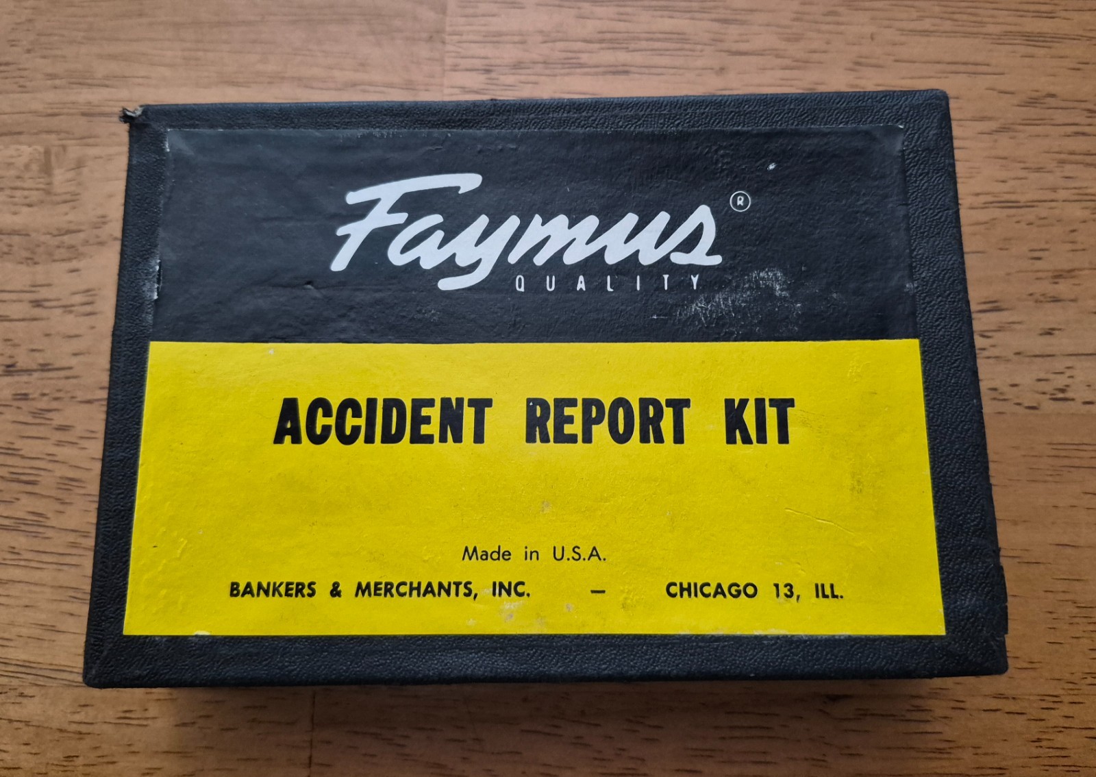 Vintage 1950\'s Era Faymus Accident Report Kit, CHP, Police, Sheriff, LEO