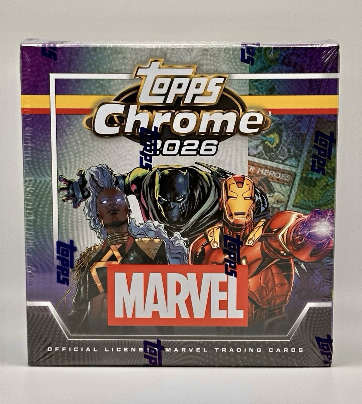 2026 Topps Chrome Marvel Comics Mega Box Factory Sealed With Exclusive Parallels