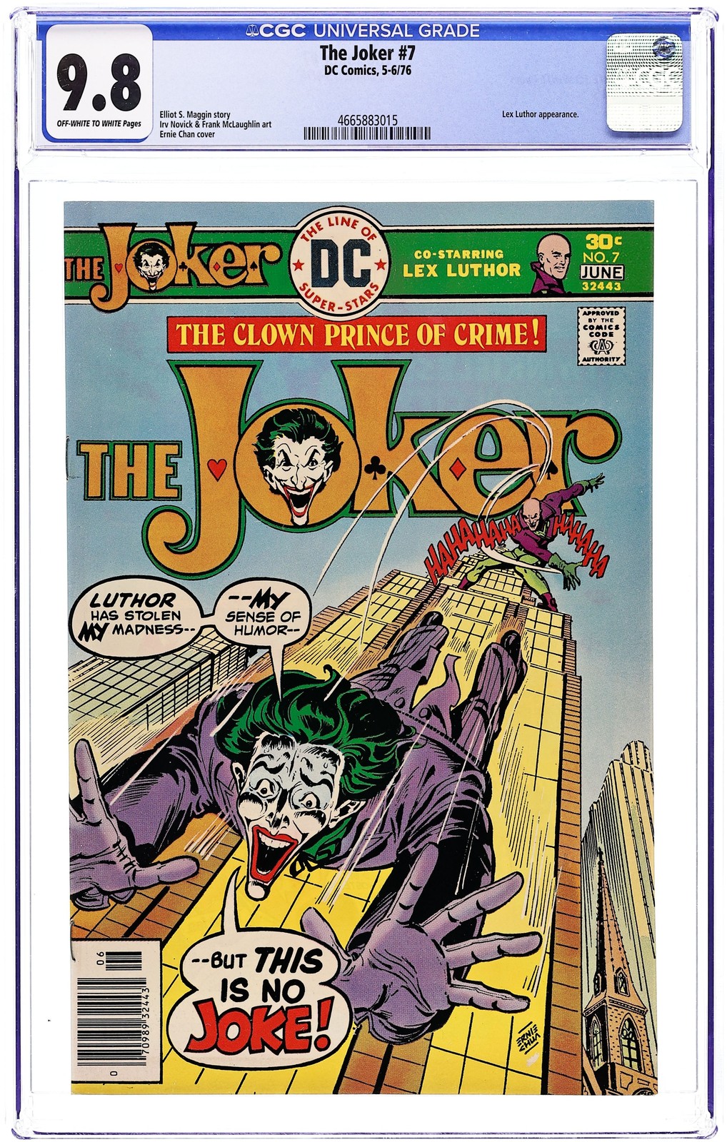 Joker #7 CGC 9.8 1976 4665883015