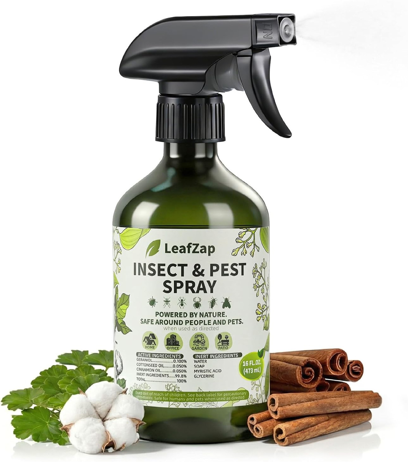 Natural Bug Repellent, Pest Control Spray with Cinnamon Oil, Triple Essential Oi Natural Bug Repellent, Pest Control Spray with Cinnamon Oil, Triple Essential Oi