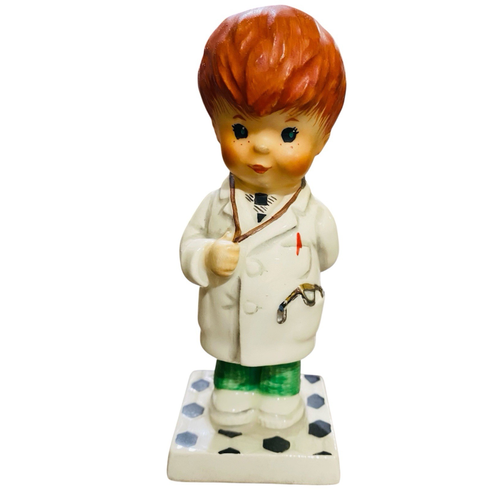 Vtg Goebel Red Head Figurine - Trouble Shooter - Doctor 1970 CHARLOT BYJ 67 TMK4 Vtg Goebel Red Head Figurine - Trouble Shooter - Doctor 1970 CHARLOT BYJ 67 TMK4