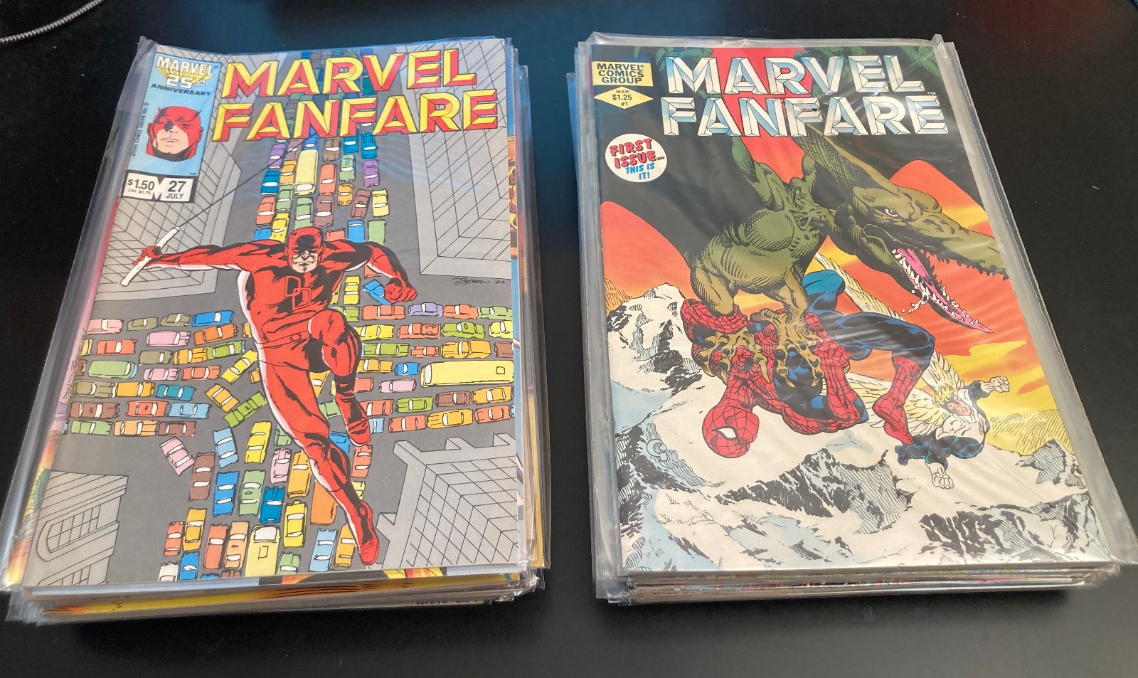 Lookee...  BIG Run of *55* MARVEL FANFARE (1982): #1-55 *Keys* (VF/NM)