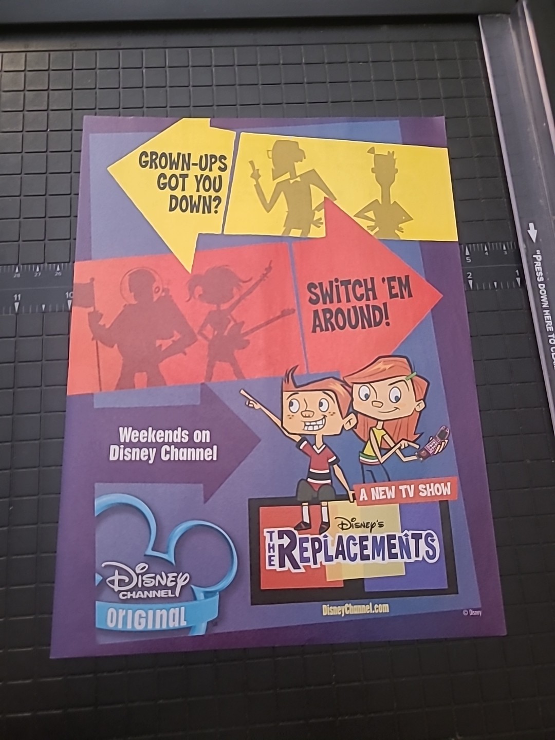The Replacements Disney Channel Original 2006 Print Ad 8x11 