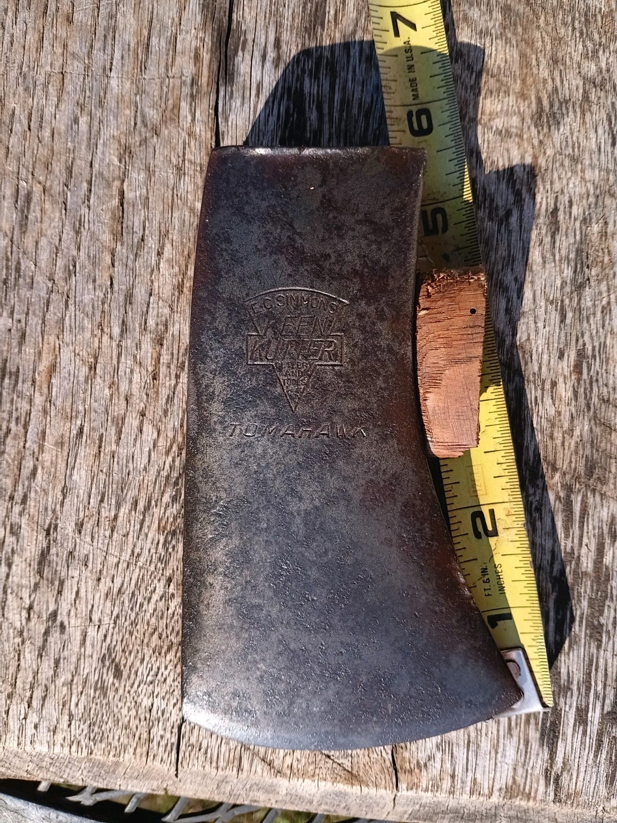 Vintage E.C. Simmons Keen Kutter Tomahawk Hatchet Head 1 lb 6 oz