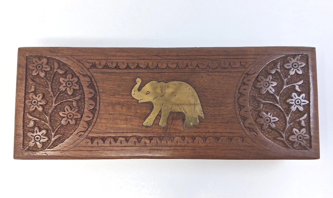 Crown Plaza Hotel Box Wood Brass Elephant Inlay Floral Gurgaon India 8 Crown Plaza Hotel Box Wood Brass Elephant Inlay Floral Gurgaon India 8
