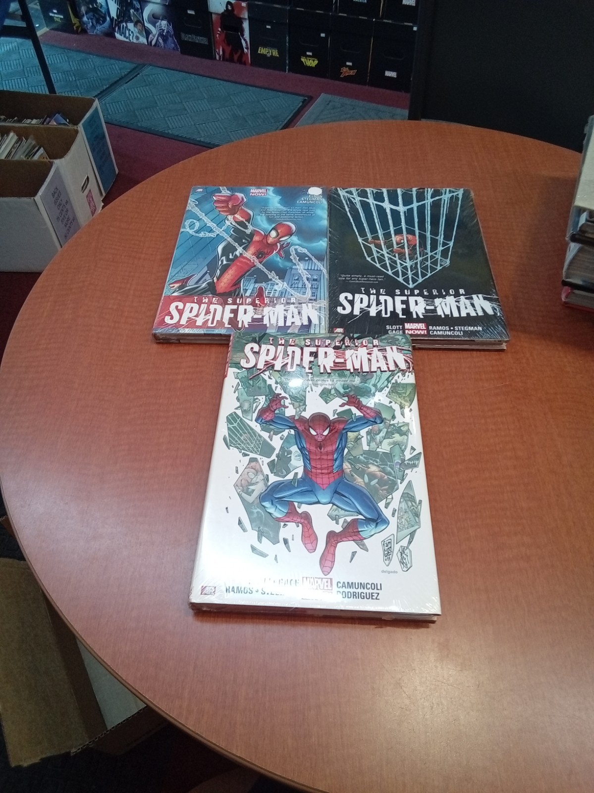 The Superior Spider-Man Vol 1 2 3 Hardcover, Graphic Novels, Omnibus All Sealed