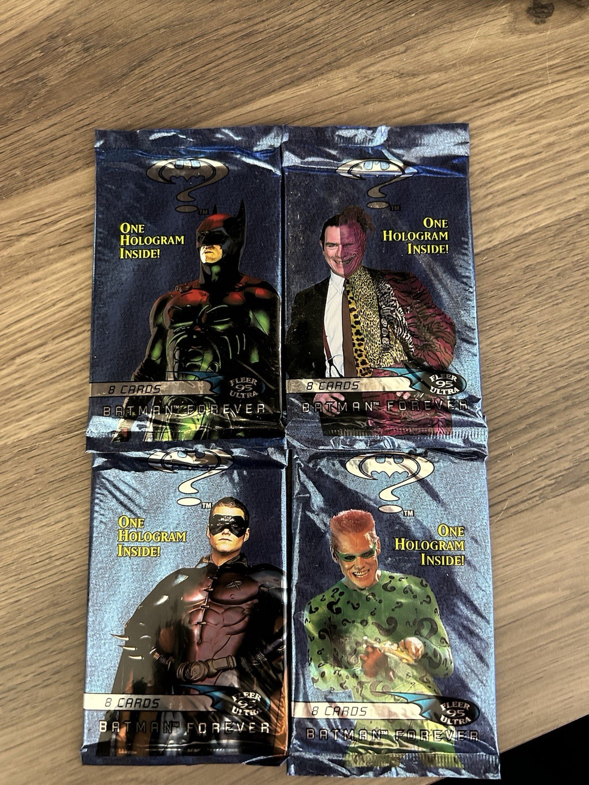 Batman Forever 1995 Fleer Ultra Trading Card Pack Sealed - 1 PACK