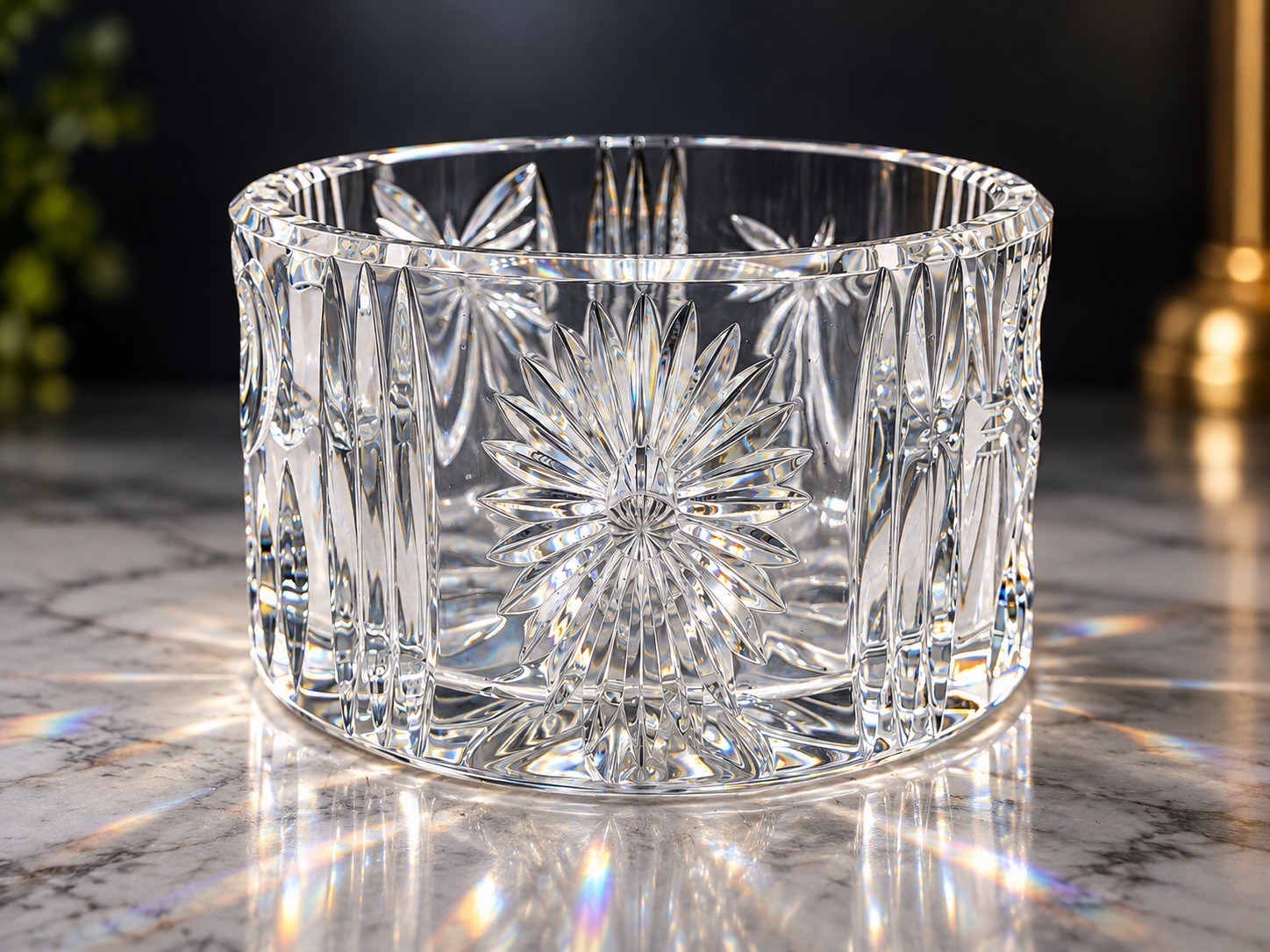Waterford Crystal Hearts & Flowers Bowl Angel Dove Wedding Motif 6” Ireland Waterford Crystal Hearts & Flowers Bowl Angel Dove Wedding Motif 6” Ireland