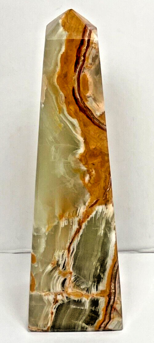 318g Natural Stone Tower Crystal Obelisk - Earthly Healing Crystal