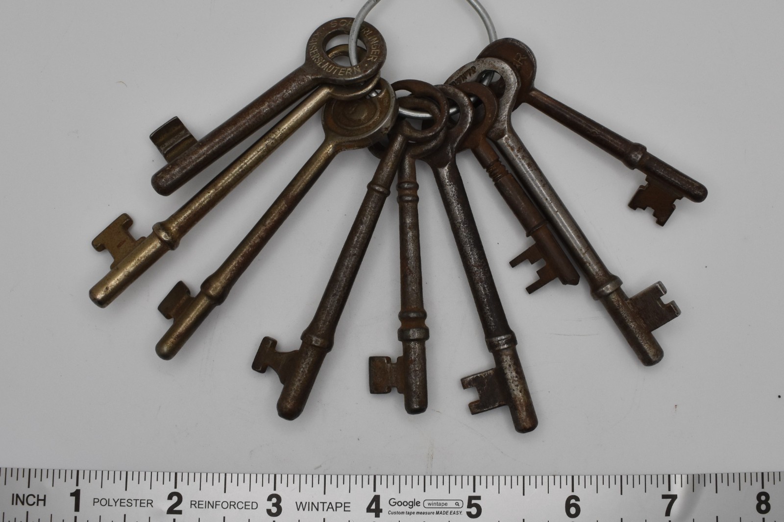 Lot of 10 Antique & Vintage Skeleton Keys