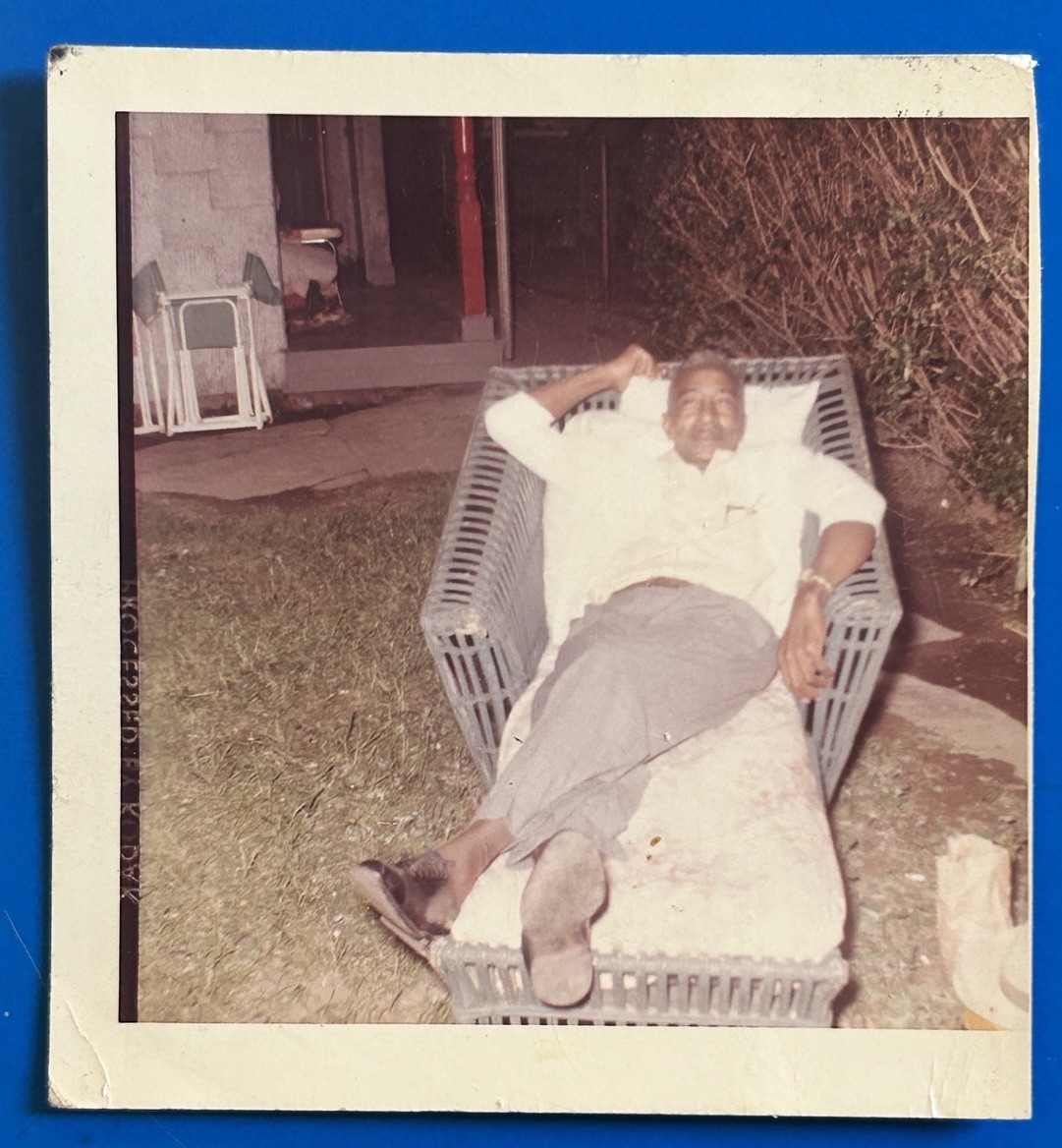 1959 African American Man Original Kodak Kodacolor Photo Vintage Snapshot