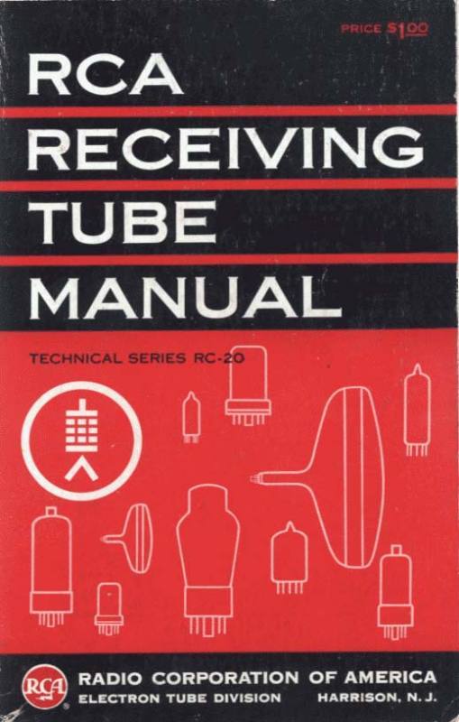 RCA Receiving Tube Manual RC-30 and Audels Radiomans Guide 1945 Collection CD 