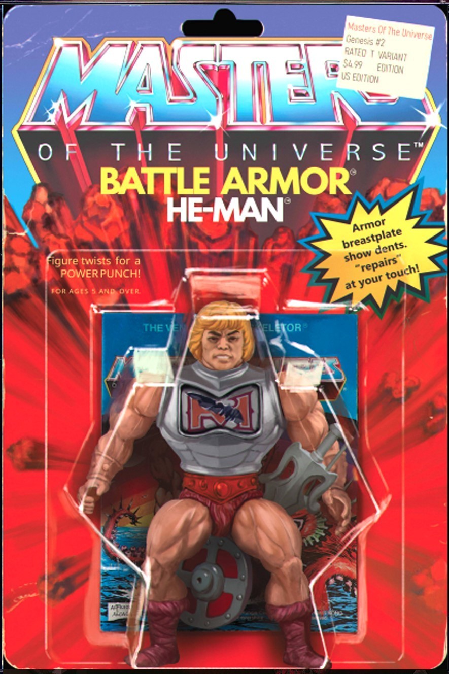 HE-MAN MASTERS OF THE UNIVERSE GENESIS 2 NYCC BATTLE ARMOR ACTION FIGURE VARIANT HE-MAN MASTERS OF THE UNIVERSE GENESIS 2 NYCC BATTLE ARMOR ACTION FIGURE VARIANT