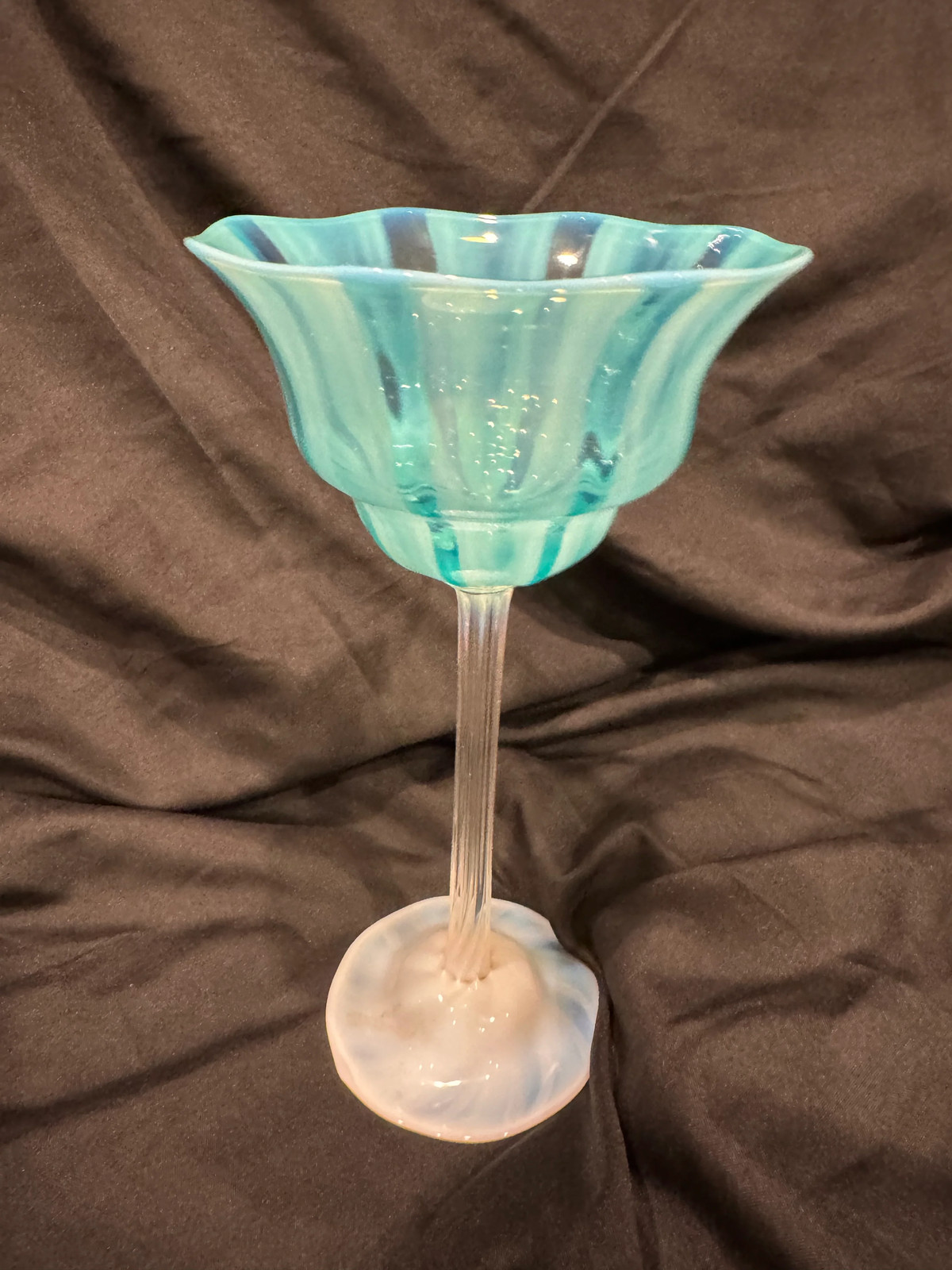 Pastel Opalescent Compote by Louis Comfort Tiffany / Tiffany Studios -