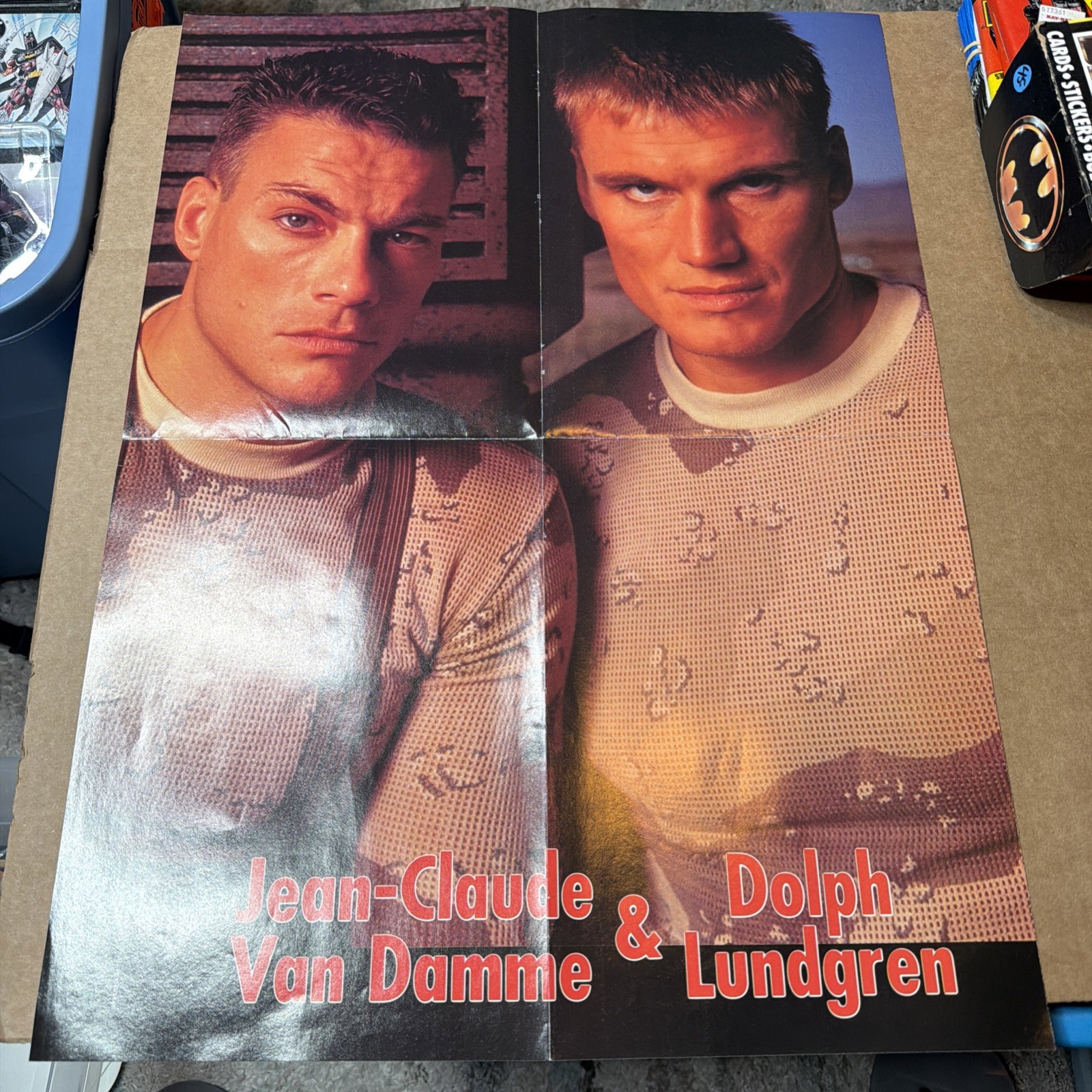 Universal Soldier Poster # 1 Jean-Claude Van Damme & Dolph Lungdren 1992 Movie x