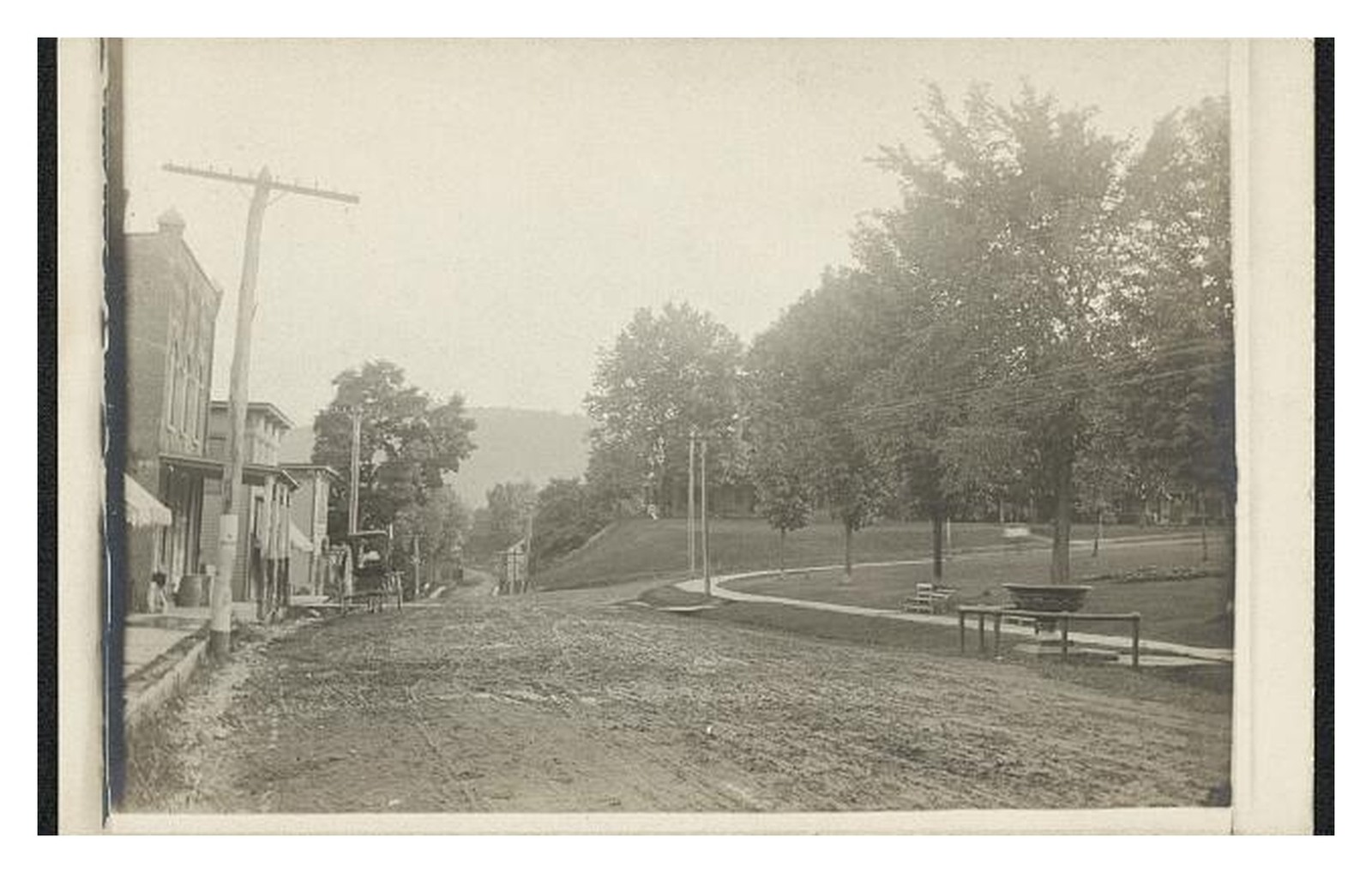 Windsor New York Lower Main Street Standard Postcard