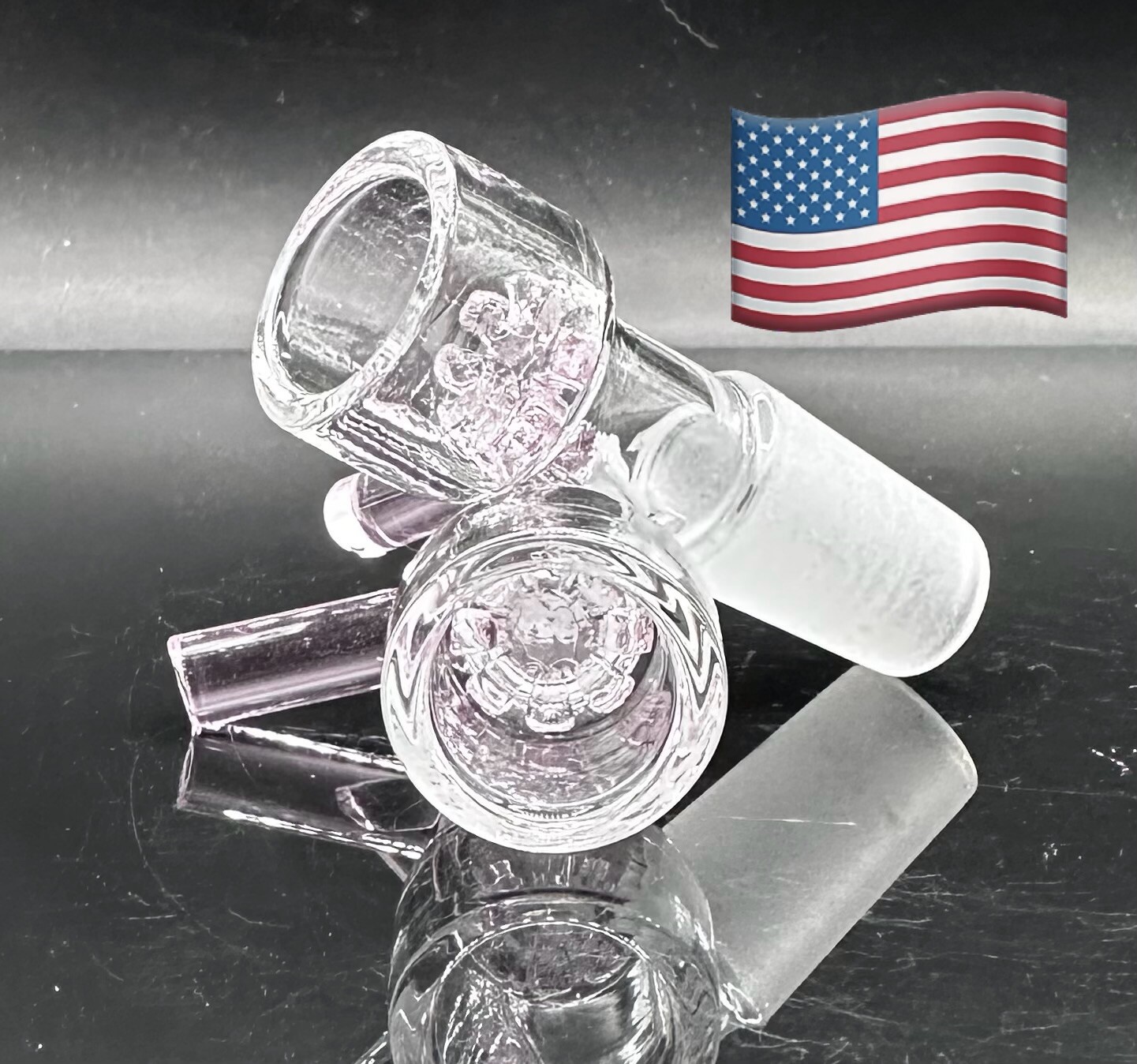 1x 14mm PINK Glass SNOWFLAKE SCREEN Slide BOWL Male for Glass Water Pipe Bong 1x 14mm PINK Glass SNOWFLAKE SCREEN Slide BOWL Male for Glass Water Pipe Bong