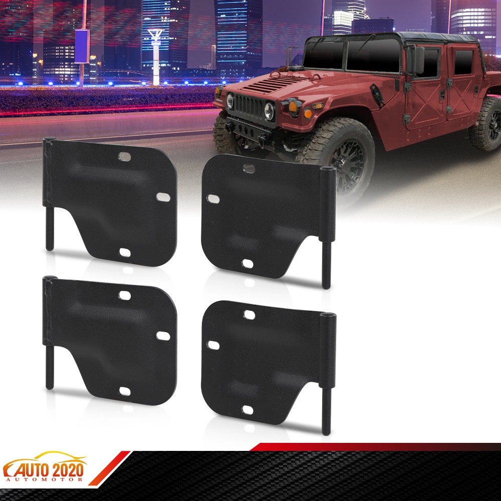 FIT FOR Humvee M998 LH X 2 /RH X 2 NEW DOOR HINGES SET