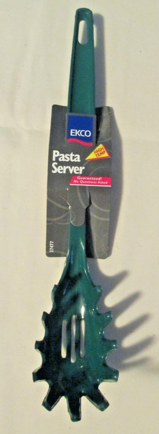 Ekco Pasta Server Spoon Green Nylon 10.75 Ekco Pasta Server Spoon Green Nylon 10.75